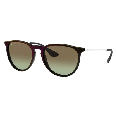 Ray-Ban Woman Sunglass RB4171 Erika Classic - Frame color: Mirror Red On Black, Lens color: Gre