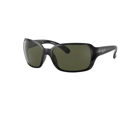 Ray-Ban Woman Sunglass RB4068 - Frame color: Black, Lens color: G-15 Green