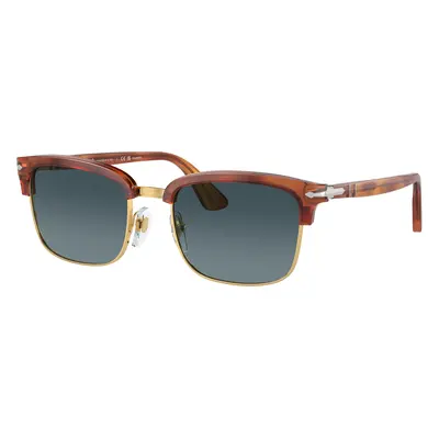 Persol Unisex Sunglass PO3327S - Frame color: Terra Di Siena, Lens color: Blue