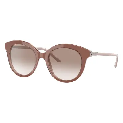 Prada Woman Sunglass PR 02YS - Frame color: Alabaster/Crystal, Lens color: Clear Gradient Brown