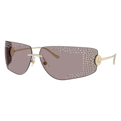 Jimmy Choo Woman Sunglass JC4009B - Frame color: Pale Gold, Lens color: Light Purple Brown