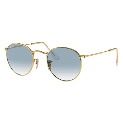 Ray-Ban Man Sunglass RB3447N Round Flat Lenses - Frame color: Arista Gold, Lens color: Light Bl