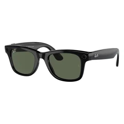 Ray-Ban Unisex RW4006 Ray-Ban | Meta Wayfarer - Frame color: Black, Lens color: G-15 Green