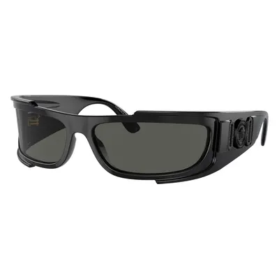 Versace Man Sunglass VE4446 - Frame color: Black, Lens color: Dark Grey