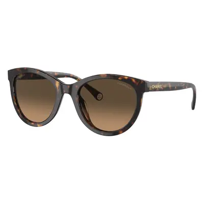 Chanel Woman Sunglass Pantos Sunglasses CH5523U - Frame color: Dark Tortoise, Lens color: Brown