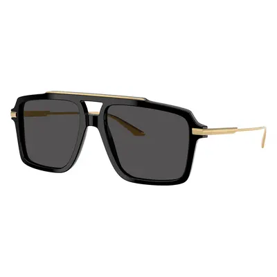 Dolce&Gabbana Man Sunglass DG4477 - Frame color: Black, Lens color: Dark Grey