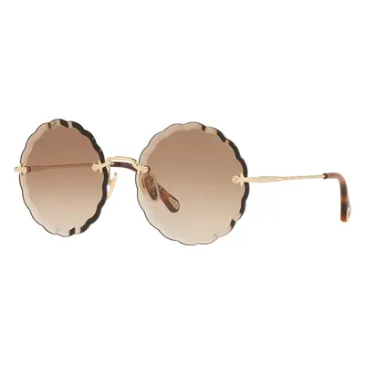 Chloé Unisex Sunglass CH0047S - Frame color: Gold Brown, Lens color: Brown Gradient