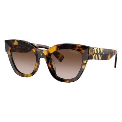 Miu Miu Woman Sunglass MU 01YS - Frame color: Honey Havana, Lens color: Brown Gradient