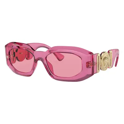 Versace Man Sunglass VE4425U - Frame color: Pink Transparent, Lens color: Pink Transparent