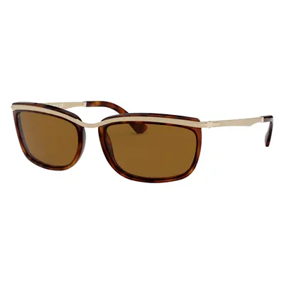 Persol Man Sunglass PO3229S Key West II - Frame color: Havana-Gold, Lens color: Brown