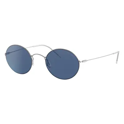 Giorgio Armani Man Sunglass AR6115T - Frame color: Grey, Lens color: Dark Blue