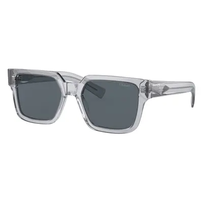 Prada Man Sunglass PR 03ZS - Frame color: Transparent Grey, Lens color: Blue