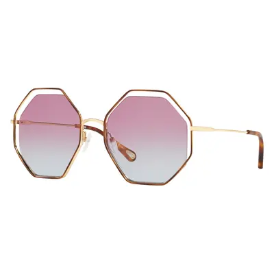 Chloé Unisex Sunglass CH0046S - Frame color: Tortoise, Lens color: Purple Gradient