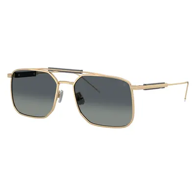 Brunello Cucinelli Man Sunglass BC2005ST - Frame color: Gold Plated, Lens color: Grey Gradient