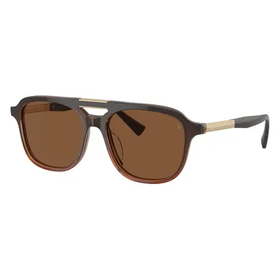 Brunello Cucinelli Man Sunglass BC4001S - Frame color: Cognac Vintage, Lens color: Polar Brown