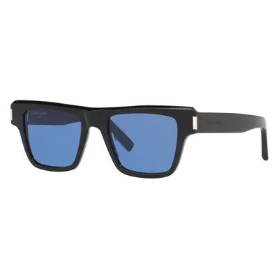 Saint Laurent Man Sunglass SL 469 - Frame color: Black, Lens color: Blue