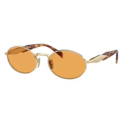 Prada Woman Sunglass PR 65ZS - Frame color: Pale Gold, Lens color: Orange