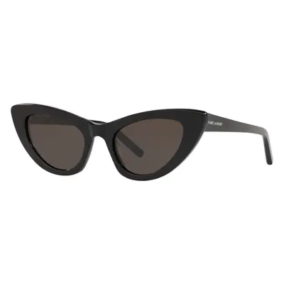 Saint Laurent Woman Sunglass SL 213 Lily - Frame color: Black Shiny, Lens color: Grey