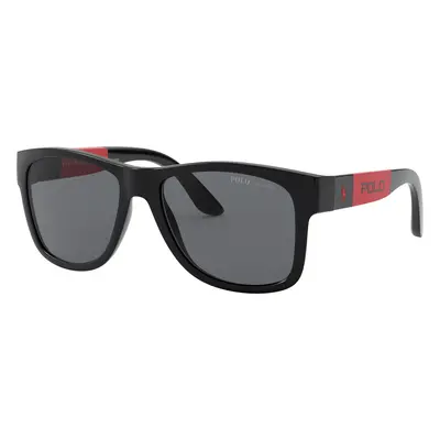 Polo Ralph Lauren Man Sunglass PH4162 - Frame color: Shiny Black, Lens color: Polarized Grey