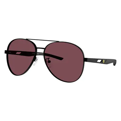 Scuderia Ferrari Unisex Sunglass FZ5002D - Frame color: Matte Black, Lens color: Bordeaux