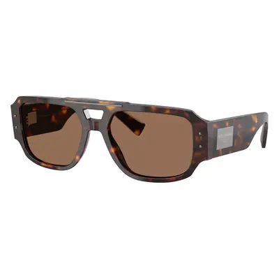 Dolce&Gabbana Man Sunglass DG4482 - Frame color: Havana, Lens color: Dark Brown