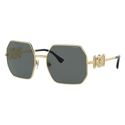 Versace Woman Sunglass VE2248 - Frame color: Gold, Lens color: Polar Dark Grey