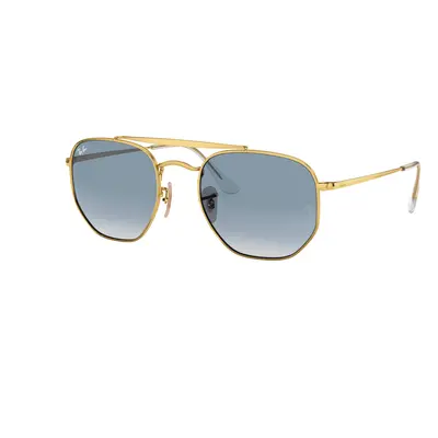 Ray-Ban Unisex Sunglass RB3648 Marshal - Frame color: Arista Gold, Lens color: Light Blue