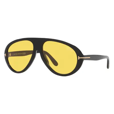 Tom Ford Man Sunglass FT0988 - Frame color: Black Shiny, Lens color: Brown