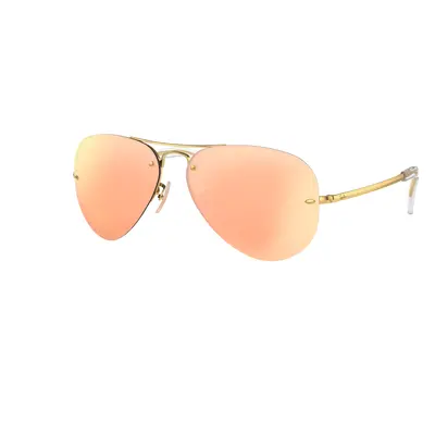 Ray-Ban Man Sunglass RB3449 - Frame color: Arista Gold, Lens color: Copper Mirror