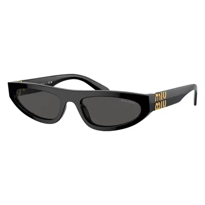 Miu Miu Woman Sunglass MU 07ZS - Frame color: Black, Lens color: Dark Grey