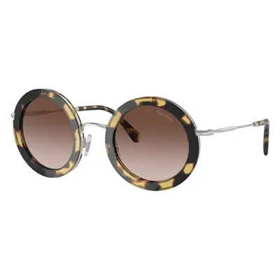 Miu Miu Woman Sunglass MU 59US - Frame color: Light Havana, Lens color: Brown Gradient