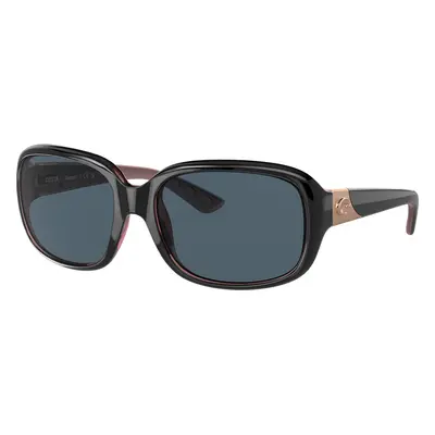 Costa Woman Sunglass 6S9041 Gannet - Frame color: Shiny Black/Hibiscus, Lens color: Gray