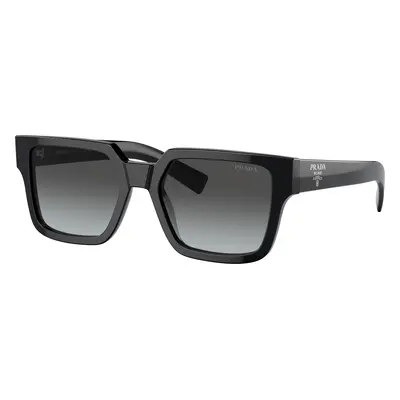 Prada Man Sunglass PR 03ZS - Frame color: Black, Lens color: Grey Gradient Vintage