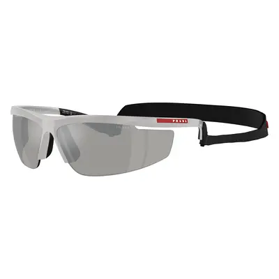 Prada Linea Rossa Man Sunglass PS A02S - Frame color: Grey, Lens color: Light Grey Mirror Silve