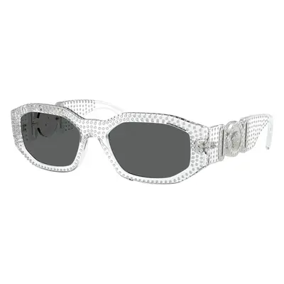 Versace Man Sunglass VE4361 Biggie - Frame color: Crystal, Lens color: Dark Grey