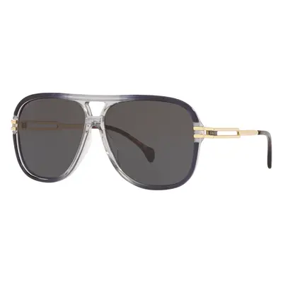 Gucci Man Sunglass GG1105S - Frame color: Grey, Lens color: Gold