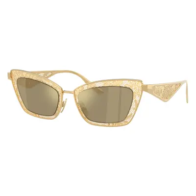 Dolce&Gabbana Woman Sunglass DG2311 - Frame color: Gold Plated, Lens color: Mirror Real Yellow 