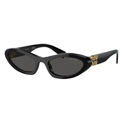 Miu Miu Woman Sunglass MU 09YS - Frame color: Black, Lens color: Dark Grey