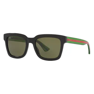 Gucci Man Sunglass GG0001SN - Frame color: Black, Lens color: Green