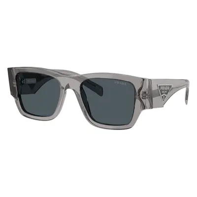 Prada Man Sunglass PR 10ZS - Frame color: Transparent Asphalt, Lens color: Dark Grey