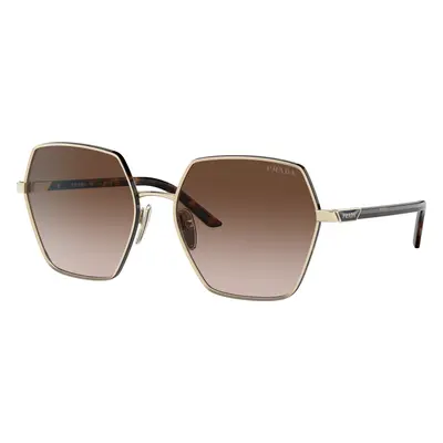 Prada Woman Sunglass PR 56YS - Frame color: Pale Gold, Lens color: Brown Gradient