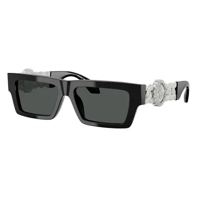 Versace Woman Sunglass VE4484BU - Frame color: Black, Lens color: Dark Grey