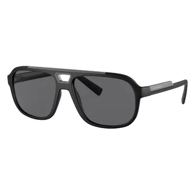 Dolce&Gabbana Man Sunglass DG6179 - Frame color: Matte Black, Lens color: Polarized Dark Grey