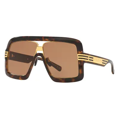 Gucci Man Sunglass GG0900S - Frame color: Tortoise, Lens color: Brown