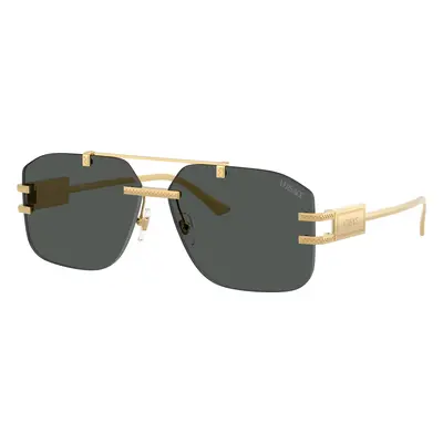 Versace Man Sunglass VE2275 - Frame color: Gold, Lens color: Dark Grey