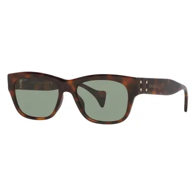 Gucci Man Sunglass GG1706S - Frame color: Tortoise, Lens color: Green