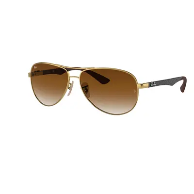 Ray-Ban Man Sunglass RB8313 Carbon Fibre - Frame color: Arista Gold, Lens color: Light Brown Gr