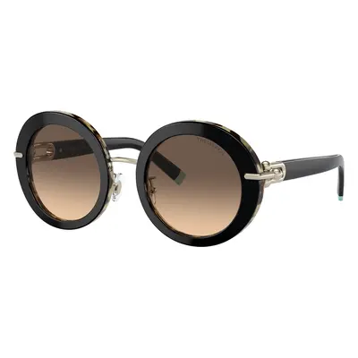 Tiffany & Co. Woman Sunglass TF4201 - Frame color: Black On Yellow Havana, Lens color: Light Ye