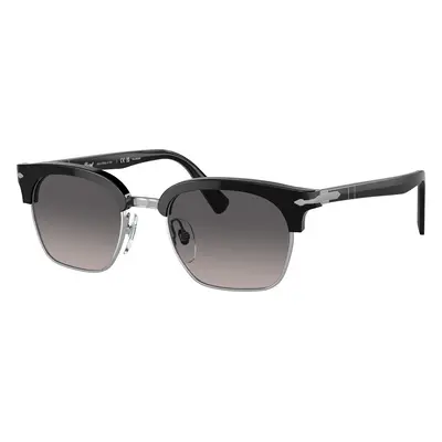 Persol Unisex Sunglass PO3199S - Frame color: Black/Silver, Lens color: Polarized Grey Gradient