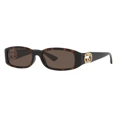 Gucci Woman Sunglass GG1661S - Frame color: Tortoise, Lens color: Brown